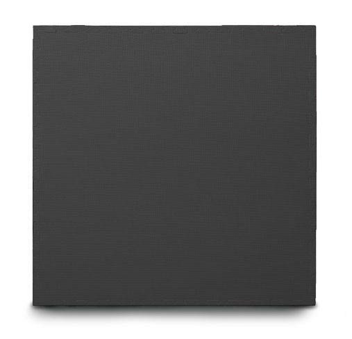 Black Interlocking Jigsaw Mat with Edging