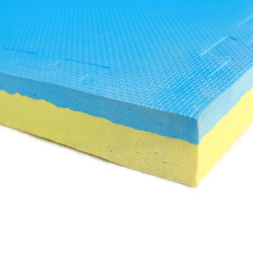 30mm jigsaw mats - blue/yellow