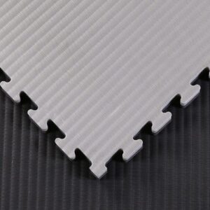 black grey 40mm tatami jigsaw mats