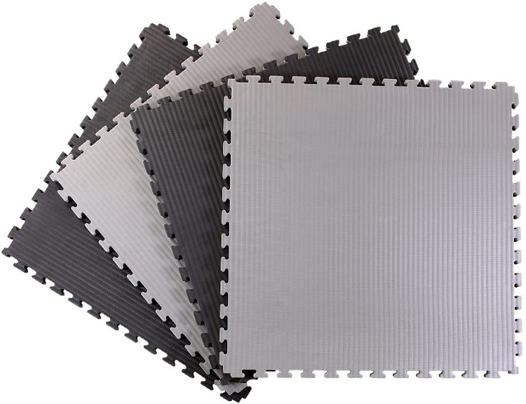 40mm Tatami Jigsaw Mats Black Grey