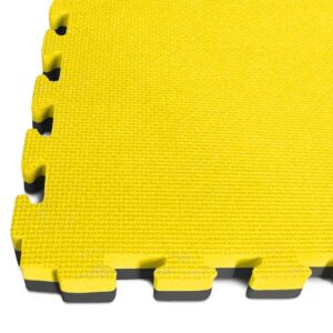 Black - Yellow Puzzle Mats