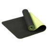 Green Black TPE Yoga Mats